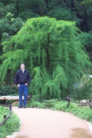 Kevin in prehistoric garden