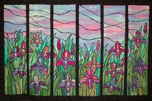 Iris Blooming at Dusk by Nobuko Kotani and 5 friends