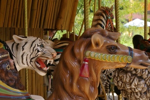 Carousel tiger and camel