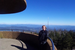 Kay up on Clingman's Dome
