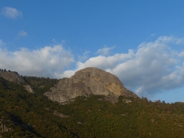 Moro Rock from the park highway