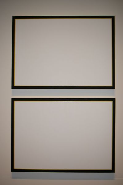 Two white rectangles