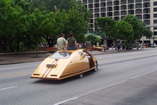 Wooden Gull Wing Car