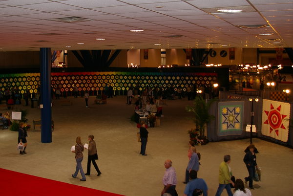 Quilt festival display hall