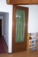 Finished interior door