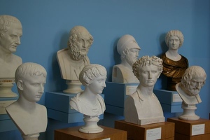 Heads of ancient men