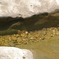 Rocks underwater