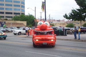 Orange Monster Car