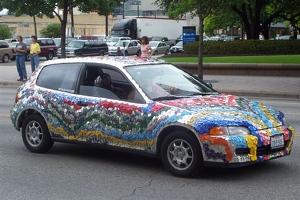 Mosaic Car
