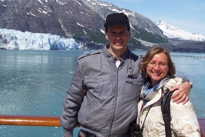 Kevin and Kay by Margerie glacier