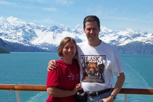 Kay and Kevin at Glacier Bay
