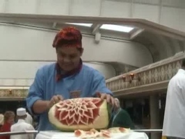 Video: Watermelon carving