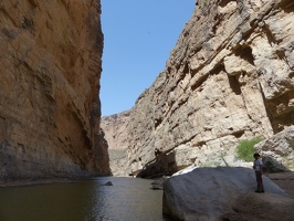 Rio Grande from inside canyon