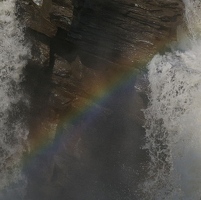 Athabasca falls rainbow
