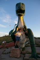 Kevin with T. Rex