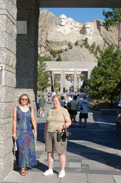 Kay and Jan at Mt. Rushmore